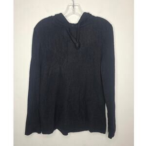 41 Hawthorn black long sleeve cashmere sweater hoodie - small - 41hawthorn